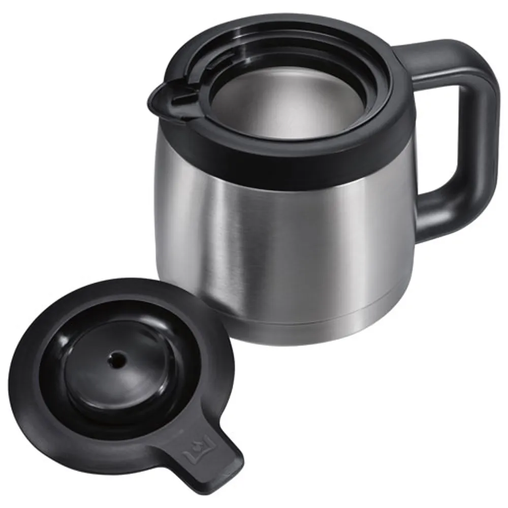 Cafetière programmable Gourmet de Wolf - 10 tasses - Acier inoxydable