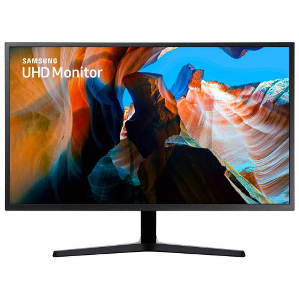 Boîte ouverte - Moniteur jeu FreeSync DEL VA 4K 60 Hz 32 po de Samsung/réponse 4 ms gris-gris (LU32J590UQNXZA)-Nr