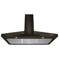 Whirlpool 36" Wall Mount Range Hood (WVW53UC6HV) - Black Stainless