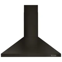 Whirlpool 30" Wall Mount Range Hood (WVW53UC0HV) - Black Stainless