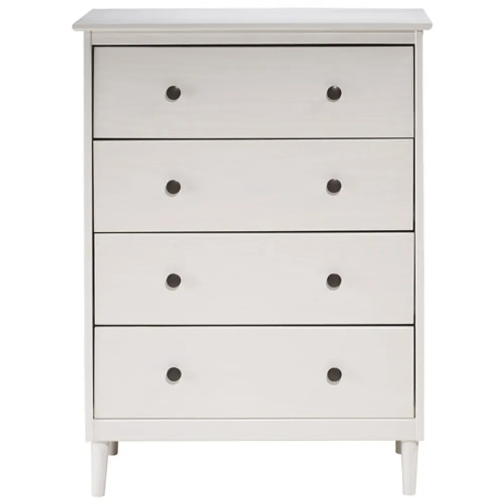 Winmoor Home Transitional 4-Drawer Dresser - White