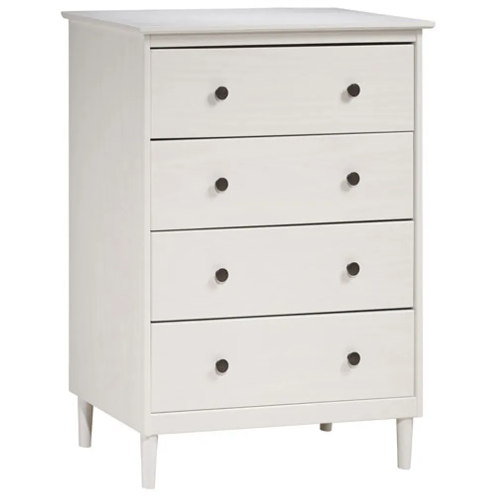 Winmoor Home Transitional 4-Drawer Dresser - White