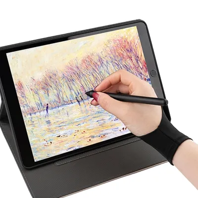 navor Artist Glove, High Elasticity Glove with Two Fingers for Sketching, Graphics iPad Drawing for Right/Left Hand