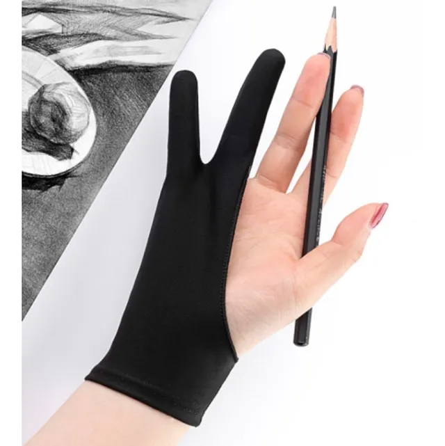 Navor Artist Glove, High Elasticity Glove with Two Fingers for Sketching,  Graphics iPad Drawing for Right/Left Hand