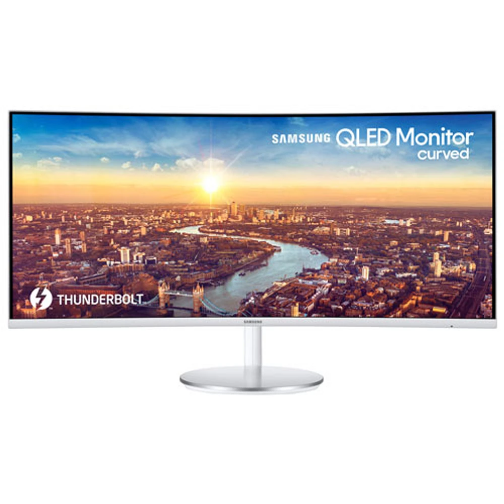 Samsung 34" WQHD 100Hz 4ms GTG Curved VA LED Monitor (LC34J791WTNXZA) - Grey