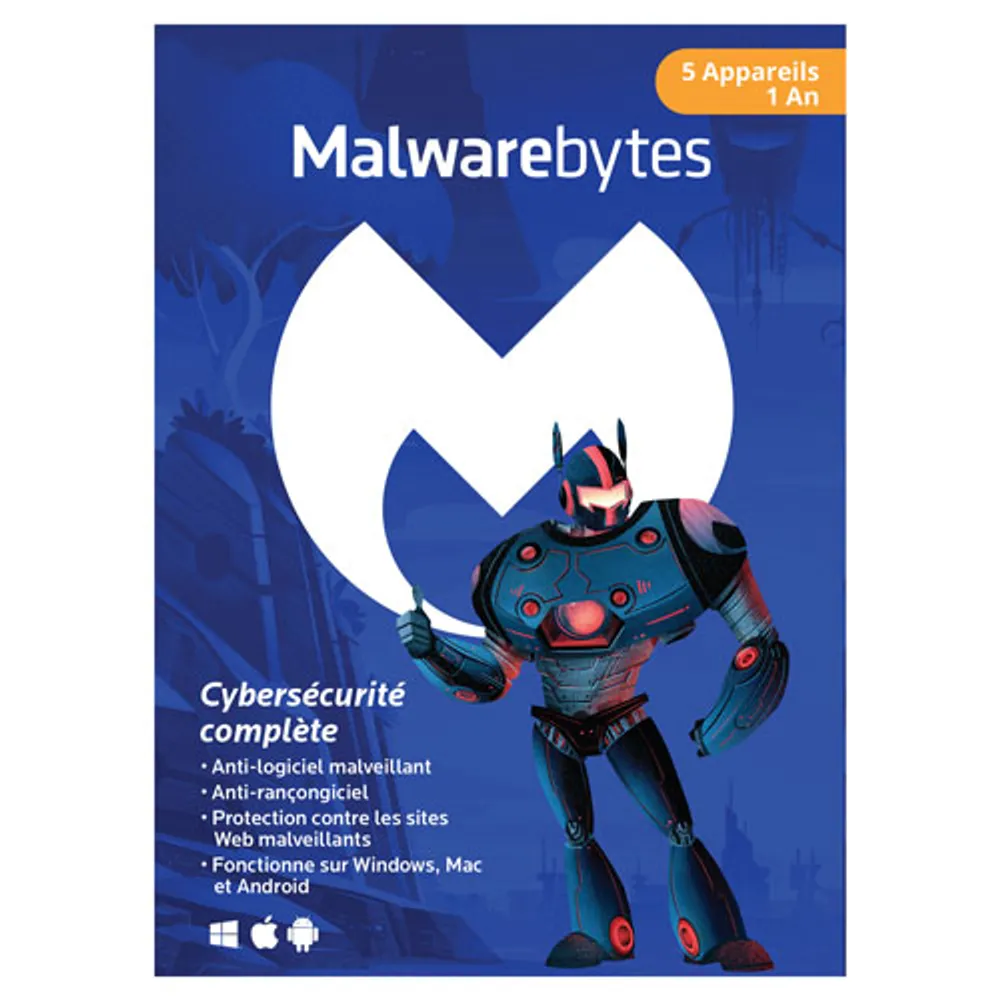 Malwarebytes (PC/Mac) - 5 Devices - 1 Year
