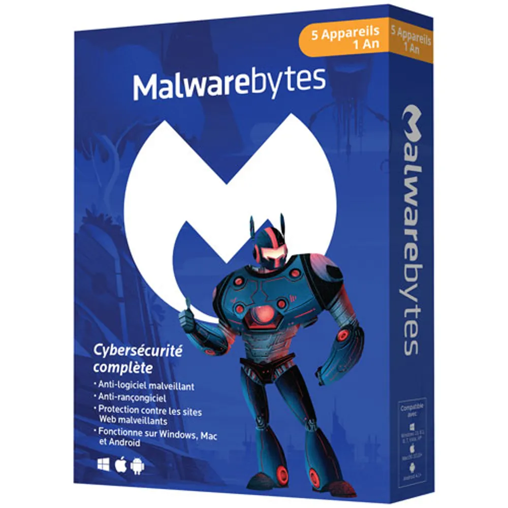 Malwarebytes (PC/Mac) - 5 Devices - 1 Year