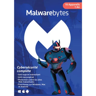 Malwarebytes (PC/Mac) - 10 Devices - 1 Year
