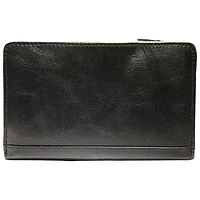 Mancini Casablanca RFID Leather Bi-fold Clutch