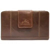 Mancini Casablanca RFID Leather Bi-fold Clutch - Brown (8700283)