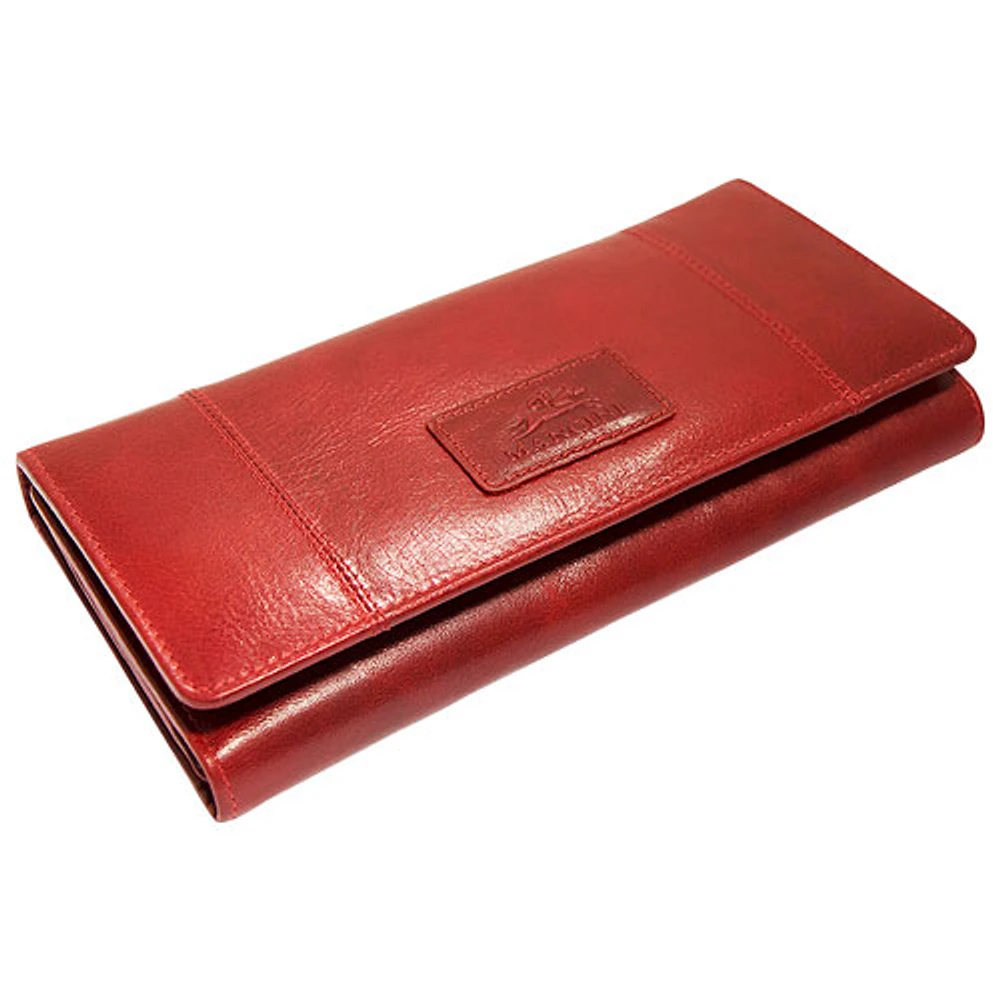 Mancini Casablanca RFID Leather Tri-fold Wallet