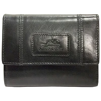 Mancini Casablanca RFID Leather Tri-fold Clutch