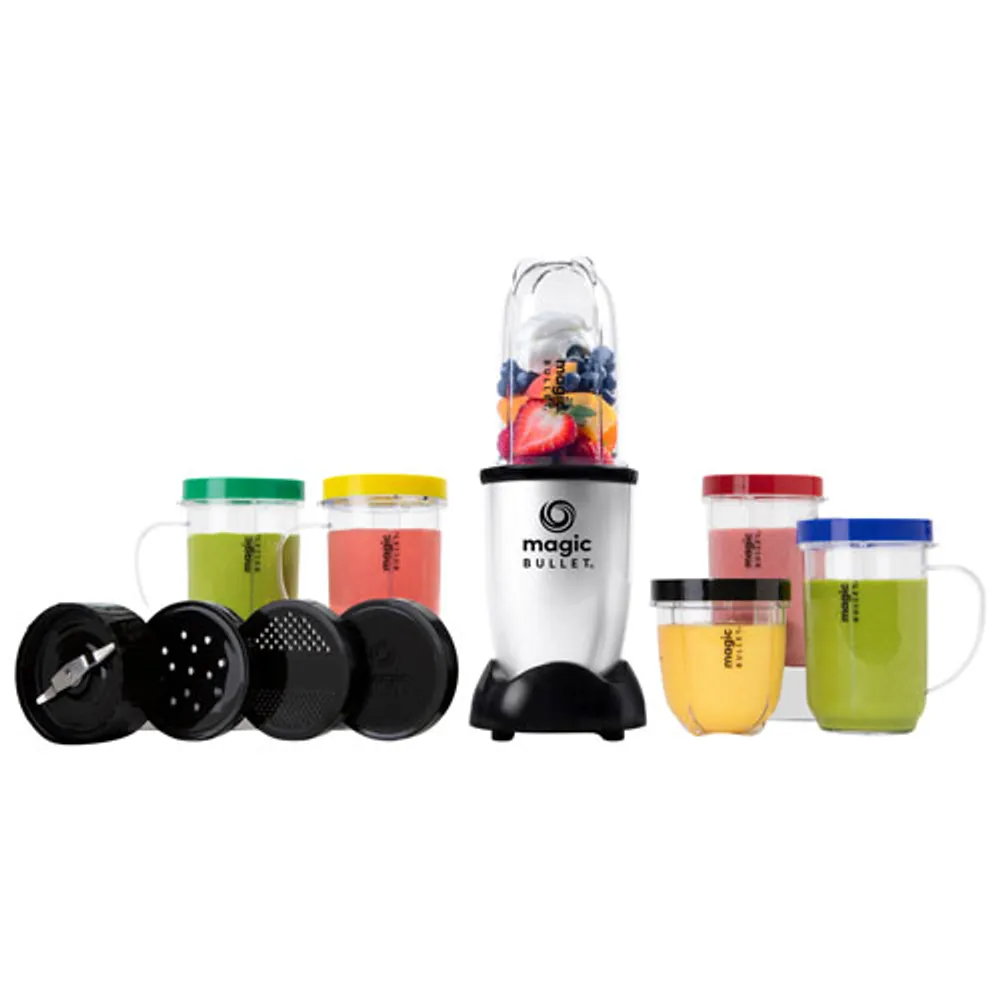 Magic Bullet 0.5L 250-Watt Stand Blender with Blending Cups - Silver