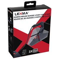 Lexma Gaming Bungee 3-Port USB Hub