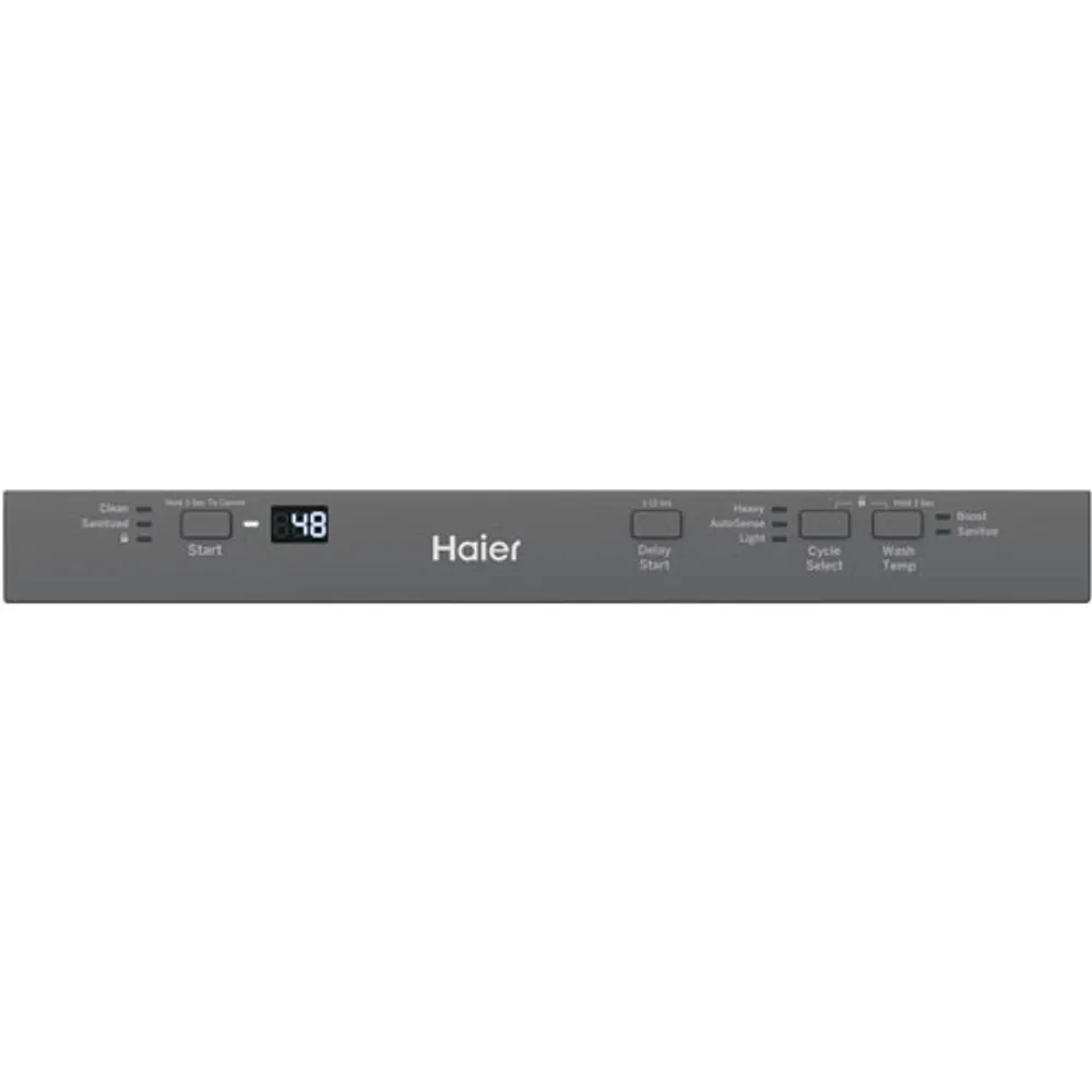 Haier 18" 50dB Built-In Dishwasher (QDT125SSLSS) - Stainless Steel