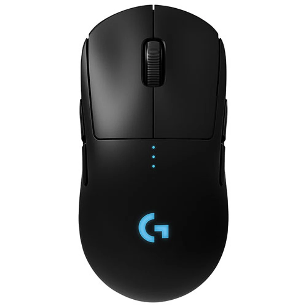 Souris de jeu optique légère sans fil de 25 600 ppp PRO de Logitech G - Noir