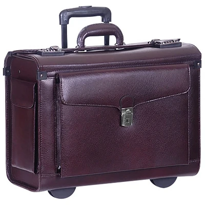 Mancini Business Leather 17" Laptop Catalog Case