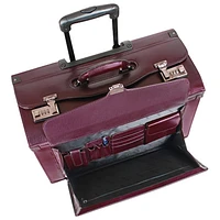 Mancini Business Leather 17" Laptop Catalog Case