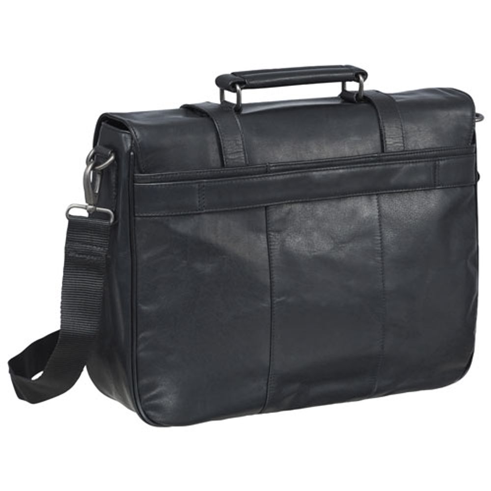 Mancini Buffalo Leather 15" Laptop Briefcase