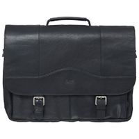 Mancini Buffalo Leather 15.6" Laptop Briefcase