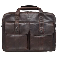 Mancini Buffalo Leather 15.6" Laptop Briefcase