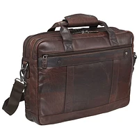 Mancini Buffalo Leather 15.6" Laptop Briefcase