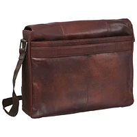 Mancini Buffalo Leather 15" Laptop Messenger Bag - Brown (99-5468)