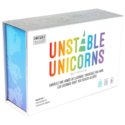 Unstable Unicorns Card Game - English