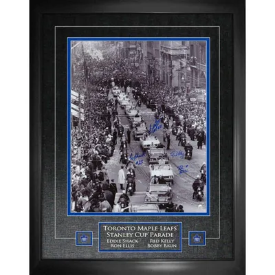 Frameworth Toronto Maple Leafs: Stanley Cup Parade Signed and Framed Photograph (16x20)