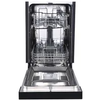 GE 18" 52dB Built-In Dishwasher with Stainless Steel Tub (GBF180SSMSS) - Stainless Steel