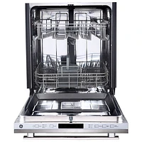 GE 24" 49dB Built-In Dishwasher with Stainless Steel Tub (GBT632SSMSS) - Stainless Steel