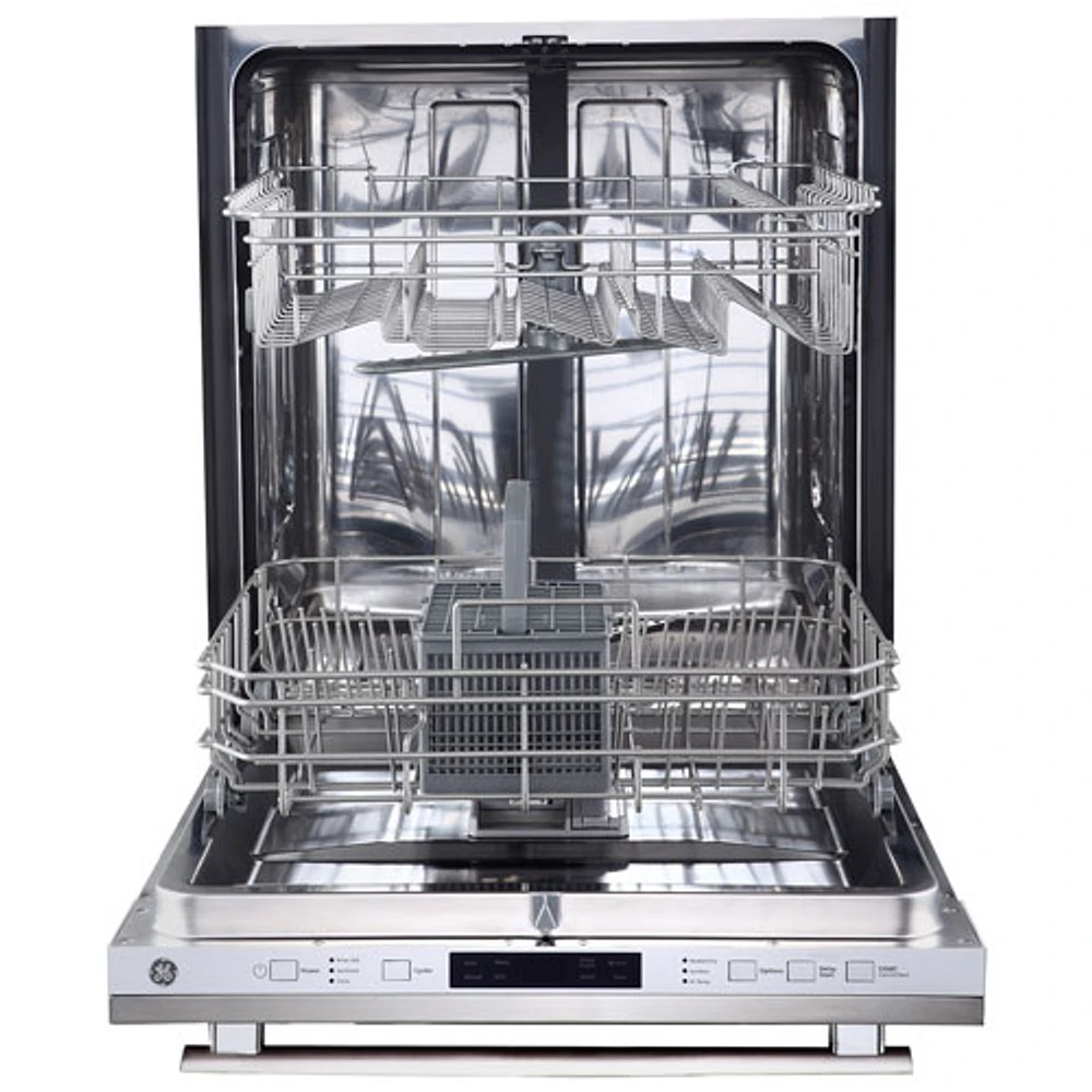 GE 24" 49dB Built-In Dishwasher with Stainless Steel Tub (GBT632SSMSS) - Stainless Steel