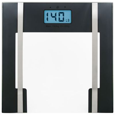 BIOS Living Lithium Body Fat Glass Digital Scale - Black