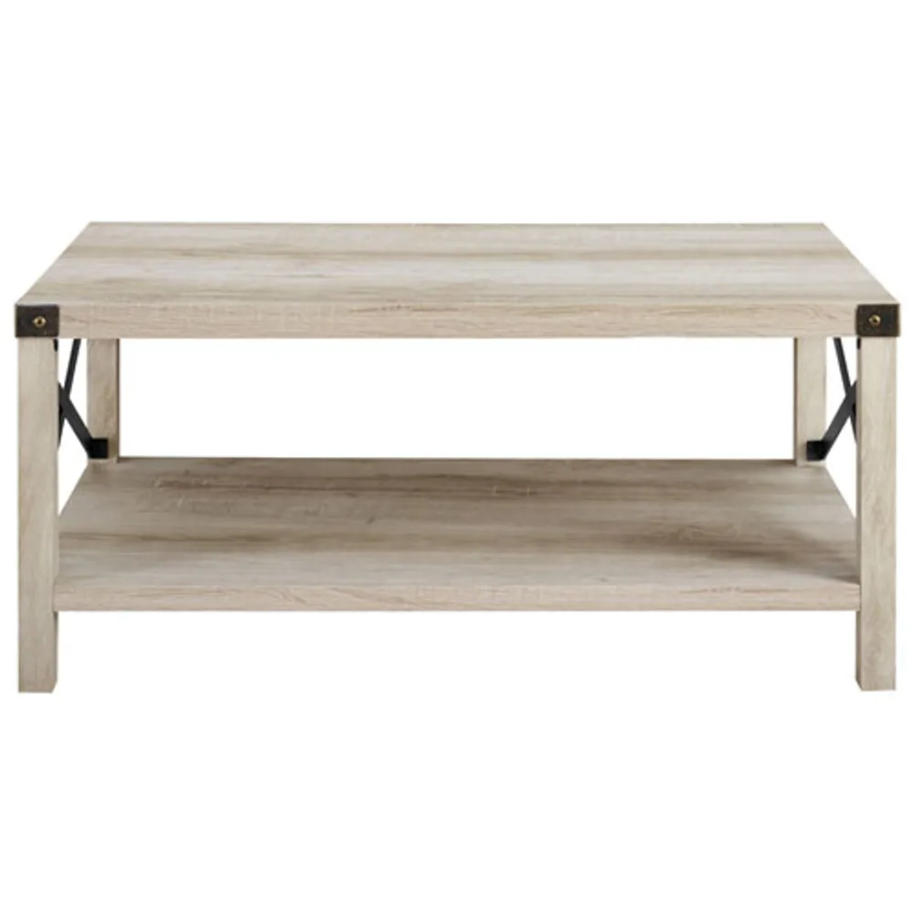 Winmoor Home Transitional Rectangular Coffee Table - White Oak