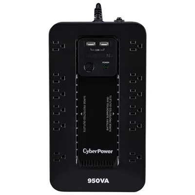 CyberPower 950VA UPS Battery Backup (SX950U-FC) - Black