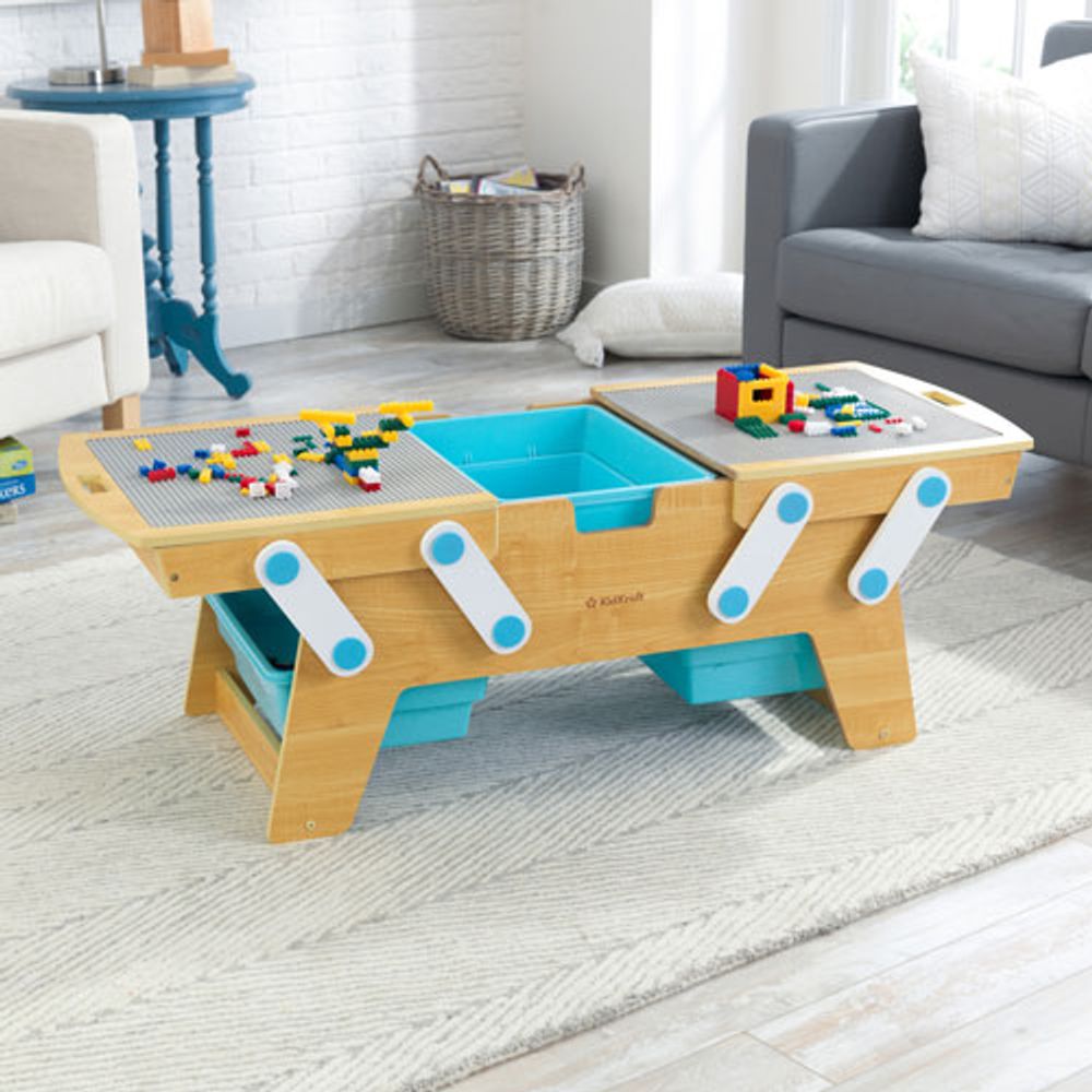 KidKraft Building Bricks Play N Store Activity Table