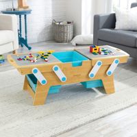 KidKraft Building Bricks Play N Store Activity Table