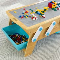 KidKraft Building Bricks Play N Store Activity Table