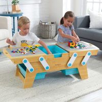 KidKraft Building Bricks Play N Store Activity Table