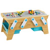 KidKraft Building Bricks Play N Store Activity Table