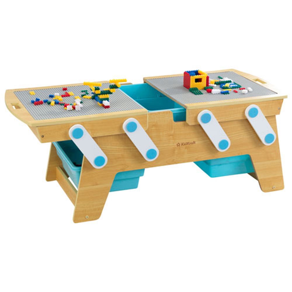 KidKraft Building Bricks Play N Store Activity Table