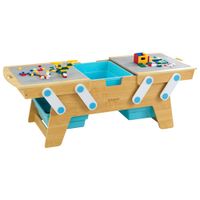 KidKraft Building Bricks Play N Store Activity Table