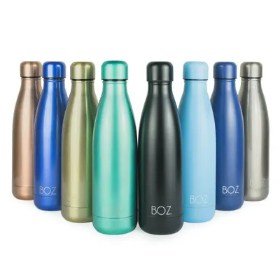 BOZ Stainless Steel Water Bottle XL - Ivory (1 L / 32oz) Vacuum