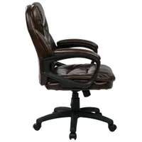 Office Star WorkSmart Faux Leather Manager Chair - Chocolate