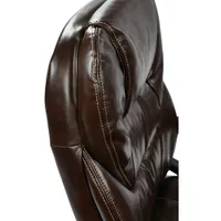 Office Star WorkSmart Faux Leather Manager Chair - Chocolate