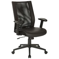 Office Star WorkSmart Vinyl Task Chair - Black