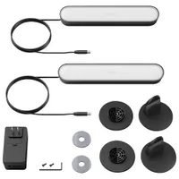 Trousse de barres lumineuses intelligentes DEL Hue Play de Philips - Ensemble de 2 - Noir