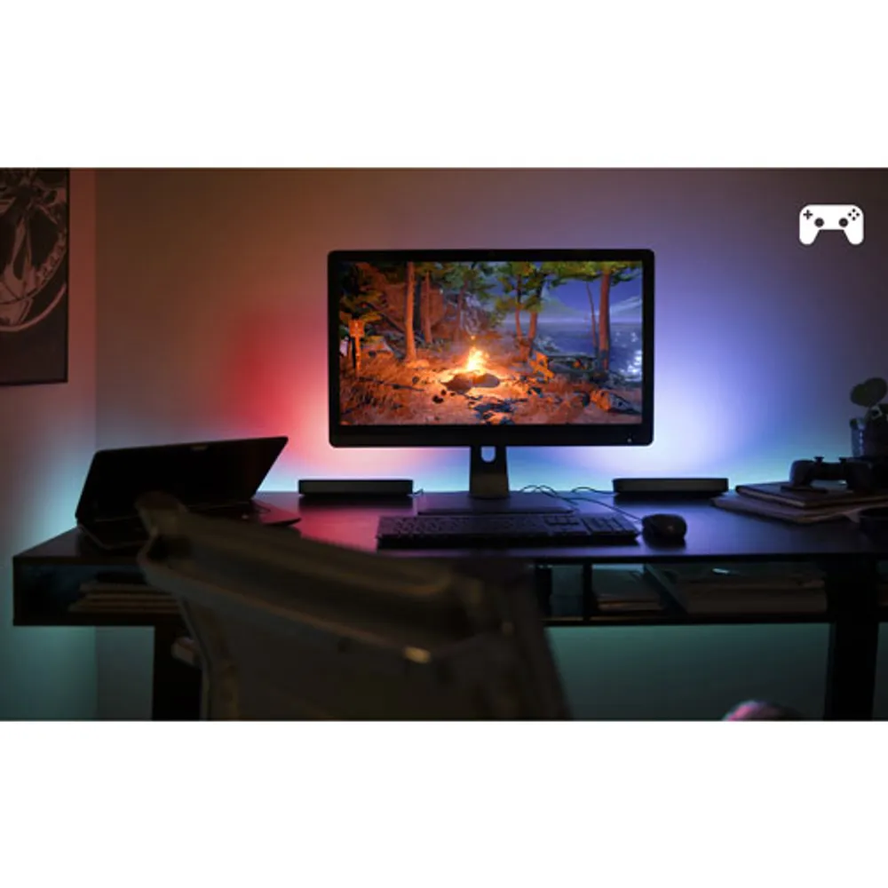 Philips Hue Play Smart LED Light Bar Kit - 2 Pack - Black