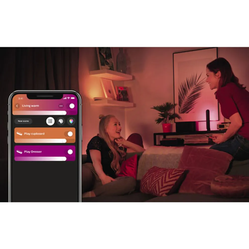 Philips Hue Play Light Bar Double Pack in Black