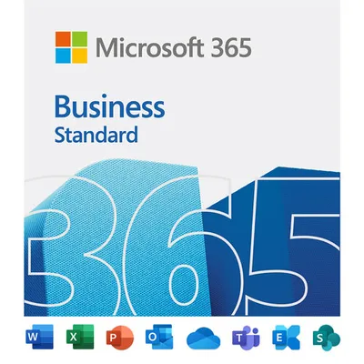 Microsoft 365 Business Standard (PC/Mac) - 1 User - 1 Year - Digital Download